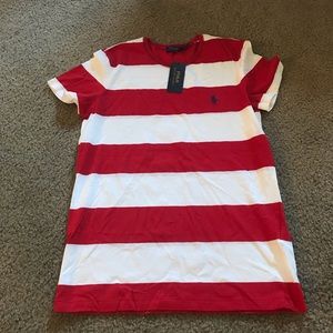 Red and White Polo by Ralph Lauren shirt